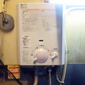 大阪府大阪市H様 GQ-511W ノーリツ製先止式小型湯沸器の取替交換工事