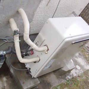 大阪府豊中市U様 RFS-A1610SA(A) リンナイ製ガスふろ給湯器の取替交換工事