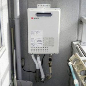奈良県生駒郡S様 GQ-510MW ノーリツ製元止式小型湯沸器の取替交換工事