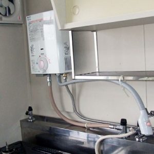 大阪府寝屋川市M様 GQ-510MW ノーリツ製元止式小型湯沸器の新規取付工事