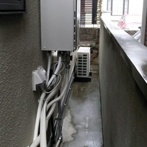 大阪府箕面市M様 RUF-E2400SAW リンナイ製エコジョーズ・ガスふろ給湯器の取替交換工事
