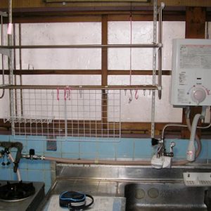大阪府高槻市Y様 YR545 ハーマン製元止式小型湯沸器の新規取付工事