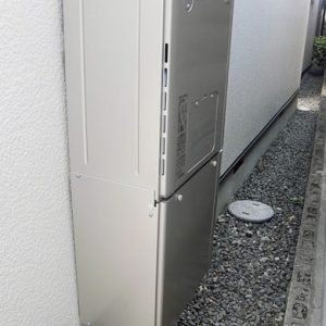 東京都江東区K様 YR545 ハーマン製元止式小型湯沸器の新規取付工事