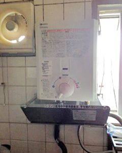 兵庫県芦屋市K様 GTH-C2449SAWD BL ノーリツ製エコジョーズ・ガス温水暖房付ふろ給湯器への取替交換工事