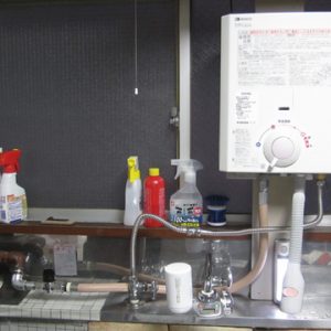 京都府京都市下京区S様 GQ-520MW ノーリツ製元止式小型湯沸器への取替交換工事