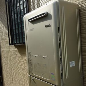 京都市伏見区 リンナイ給湯暖房機 取替交換工事