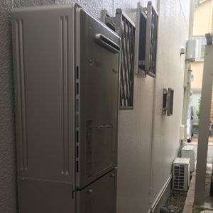 大阪府大阪市 リンナイ 給湯暖房機 取替交換工事