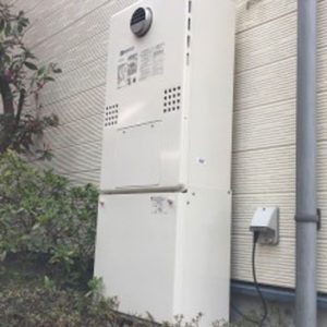 大阪府四条畷市 ノーリツ 給湯暖房機 取替交換工事