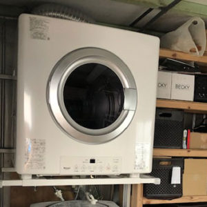 愛知県名古屋市昭和区 リンナイ ガス衣類乾燥機 新規設置工事